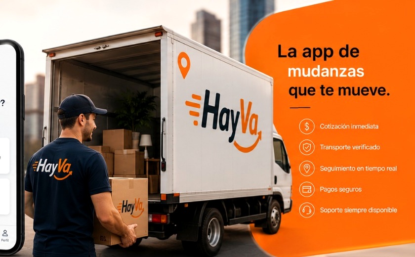 Camión real HayVa para mudanzas